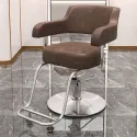 Stylist Professional Hairdressing Chair Swivel Luxury Aesthetic Barber Chair Backrest Sillas Giratoria Salon Furniture MQ50BC