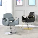 Vintage Aesthetic Barber Chairs Swivel Pedicure Professional Hairdressing Chairs Styling Silla Dorada Salon Furniture MQ50BC