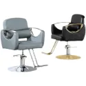 Vintage Aesthetic Barber Chairs Swivel Pedicure Professional Hairdressing Chairs Styling Silla Dorada Salon Furniture MQ50BC