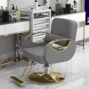 Stylist Aesthetic Beauty Salon Chair Swivel Golden Pedicure Barbers Armchair Professional Sillon Pedicura Salon Furniture MQ50BC