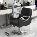 Stylist Aesthetic Beauty Salon Chair Swivel Golden Pedicure Barbers Armchair Professional Sillon Pedicura Salon Furniture MQ50BC