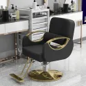 Stylist Aesthetic Beauty Salon Chair Swivel Golden Pedicure Barbers Armchair Professional Sillon Pedicura Salon Furniture MQ50BC