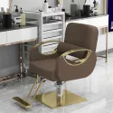 Stylist Aesthetic Beauty Salon Chair Swivel Golden Pedicure Barbers Armchair Professional Sillon Pedicura Salon Furniture MQ50BC