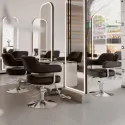 Spinning Cosmetic Lash Barber Chairs Luxury Swivel Barber Chairs Aesthetic Cadeira Cabeleireiro Commercial Furniture YQ50BC