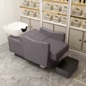 Water Circulation Shampoo Bed Luxury Portable Hair Washing Station Chair Comfort Therapy Shampouineuse Salon Furniture MQ50SC