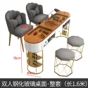 Aesthetic Manicure Table Women Beauty Drawer Nail Prosthetic Manicure Table Professional Schmincktisch Salon Equipment YN50MT