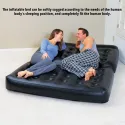 Inflatable Sofa Lounge Chair Soft Folding Multifunctional Air Bed for Living Room Beach Backyard Camping