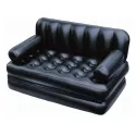 Inflatable Sofa Lounge Chair Soft Folding Multifunctional Air Bed for Living Room Beach Backyard Camping