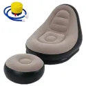 Inflatable Portable Sofa Folding Lazy Bean Bag Sofas Chair Pouf Puff Couch Tatami Living Room Footstool Inflatable Bed Set