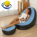 Inflatable Portable Sofa Folding Lazy Bean Bag Sofas Chair Pouf Puff Couch Tatami Living Room Footstool Inflatable Bed Set