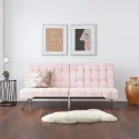 Living Room Sofas With Chrome Legs, Pink Velvet Couch Sofas