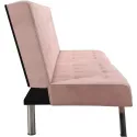 Living Room Sofas With Chrome Legs, Pink Velvet Couch Sofas