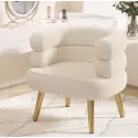 White Living Room Chairs Nordic Design Velvet Comfy Portable Dining Room Armchair Sofa Chaise Pliante Home Furniture MQ50KT