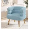 White Living Room Chairs Nordic Design Velvet Comfy Portable Dining Room Armchair Sofa Chaise Pliante Home Furniture MQ50KT