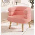 White Living Room Chairs Nordic Design Velvet Comfy Portable Dining Room Armchair Sofa Chaise Pliante Home Furniture MQ50KT