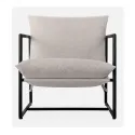 Living room lounge chair armchair with metal frame with crushed foam cushioning house living room armchair furniture home