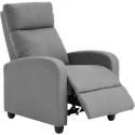 FDW Recliner Chair for Living Room Home Theater Seating Single Reclining Sofa Lounge with Padded Seat Backrest 