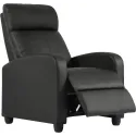 FDW Recliner Chair for Living Room Home Theater Seating Single Reclining Sofa Lounge with Padded Seat Backrest 