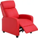 FDW Recliner Chair for Living Room Home Theater Seating Single Reclining Sofa Lounge with Padded Seat Backrest 