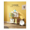 Children's Bookshelf Storage Integrated Floor Small Baby Picture Book Rack Household Bedside Rack Iron Bookcase