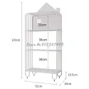 Children's Bookshelf Storage Integrated Floor Small Baby Picture Book Rack Household Bedside Rack Iron Bookcase