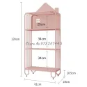 Children's Bookshelf Storage Integrated Floor Small Baby Picture Book Rack Household Bedside Rack Iron Bookcase