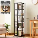 Rotating bookcase floor shelf book cabinet household locker children;s living room display stand