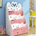 Wall Bookshelf Storage Shelve For Kids Simple Home Landing Baby Toy Cartoon Picture Book Storage Of Bookcase Children Book Shelf