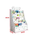 Wall Bookshelf Storage Shelve For Kids Simple Home Landing Baby Toy Cartoon Picture Book Storage Of Bookcase Children Book Shelf