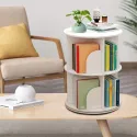 Rotating Bookshelf 360 Display Floor Standing Bookcase Storage For Kids &Adults Bookcase Organizer