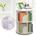 Rotating Bookshelf 360 Display Floor Standing Bookcase Storage For Kids &Adults Bookcase Organizer