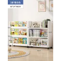 Children White Bookcase Mobile Newspaper Small Toy Bedroom Doll Corner Dorm Room Modern Book Holder Garden Raf Room Organization