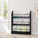 Kids Bookshelf,3 Tiers Children's Bookcases and Storage, Kids Bookcase Rack Wall