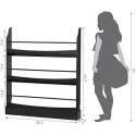 Kids Bookshelf,3 Tiers Children's Bookcases and Storage, Kids Bookcase Rack Wall