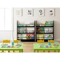 Kids Bookshelf,3 Tiers Children's Bookcases and Storage, Kids Bookcase Rack Wall