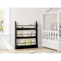 Kids Bookshelf,3 Tiers Children's Bookcases and Storage, Kids Bookcase Rack Wall