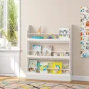 Kids Bookshelf,3 Tiers Children's Bookcases and Storage, Kids Bookcase Rack Wall