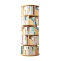 HOOKI New Rotating Bookshelf Floor Space-Saving Children's Picture Book Rack Simple Bookcase Baby Bookshelf Student