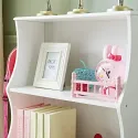 Children Bookcase with Drawers Storage Cabinet for Kids Bookshelf Wooden Book Display Organizer Bedroom Nurs