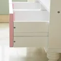 Children Bookcase with Drawers Storage Cabinet for Kids Bookshelf Wooden Book Display Organizer Bedroom Nurs