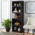 Mainstays Framed 5-Shelf Bookcase, White 2023 New