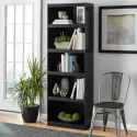 Mainstays Framed 5-Shelf Bookcase, White 2023 New