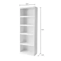 Mainstays Framed 5-Shelf Bookcase, White 2023 New