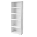 Mainstays Framed 5-Shelf Bookcase, White 2023 New