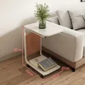 Side table, mobile coffee table, simple small table, small square , sofa, side , bedside table End Tables