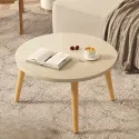 Wooden Small Round Table Living Room Small Table Sofa Small Coffee Table Sofa Bedroom Bedside Table