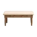 Plain Blank Coffee Table Desk Mini House Decor Decorations Home Wooden Unpatterned Uncolored End Retro Furnishing Model Tea