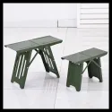 Steel Portable Folding Camping Stool Chair For Outdoor Fishing Hiking Backpacking