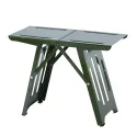 Steel Portable Folding Camping Stool Chair For Outdoor Fishing Hiking Backpacking