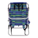 Mainstays Backpack Aluminum Beach Chair, Multi-color